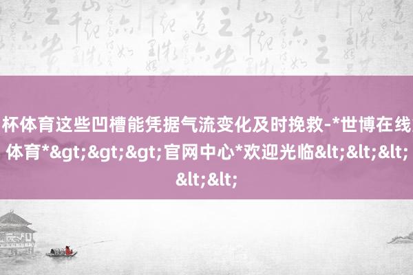 欧洲杯体育这些凹槽能凭据气流变化及时挽救-*世博在线娱乐体育*>>>官网中心*欢迎光临<<<