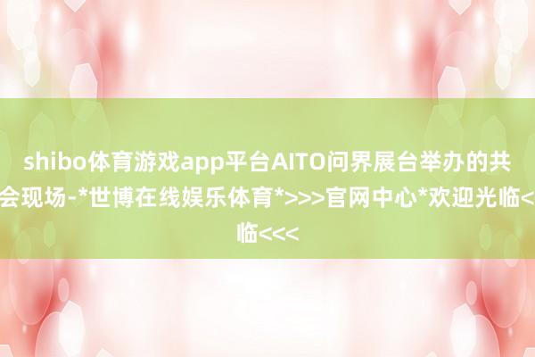 shibo体育游戏app平台AITO问界展台举办的共享会现场-*世博在线娱乐体育*>>>官网中心*欢迎光临<<<