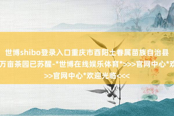 世博shibo登录入口重庆市酉阳土眷属苗族自治县宜居镇的两万亩茶园已苏醒-*世博在线娱乐体育*>>>官网中心*欢迎光临<<<